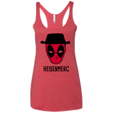 T-Shirts Vintage Red / X-Small Heisenmerc Women's Triblend Racerback Tank