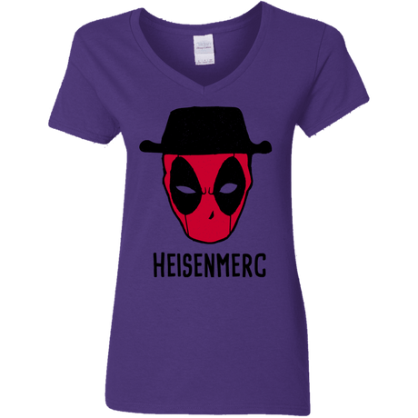 T-Shirts Purple / S Heisenmerc Women's V-Neck T-Shirt