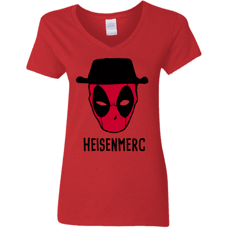 T-Shirts Red / S Heisenmerc Women's V-Neck T-Shirt