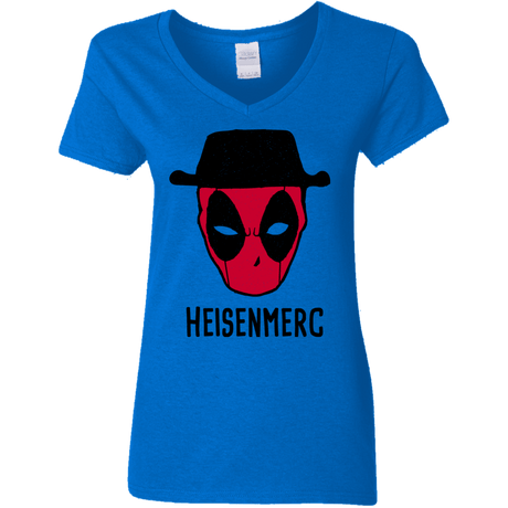 T-Shirts Royal / S Heisenmerc Women's V-Neck T-Shirt