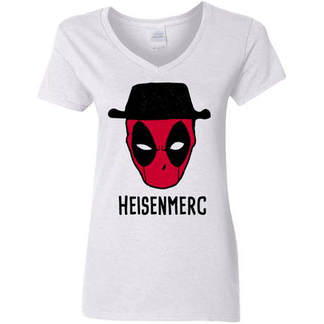 T-Shirts White / S Heisenmerc Women's V-Neck T-Shirt