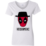 T-Shirts White / S Heisenmerc Women's V-Neck T-Shirt