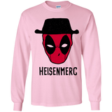 T-Shirts Light Pink / YS Heisenmerc Youth Long Sleeve T-Shirt