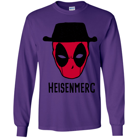 T-Shirts Purple / YS Heisenmerc Youth Long Sleeve T-Shirt