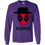 T-Shirts Purple / YS Heisenmerc Youth Long Sleeve T-Shirt