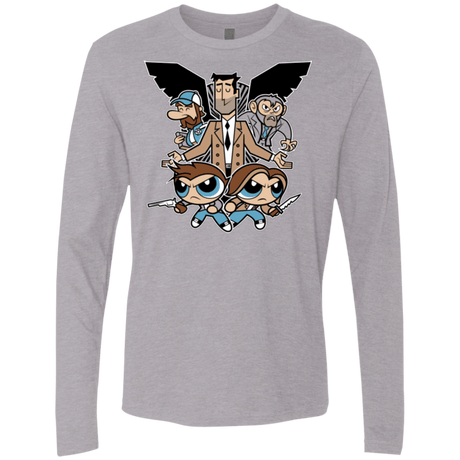 T-Shirts Heather Grey / Small Hell and Back Boys Men's Premium Long Sleeve