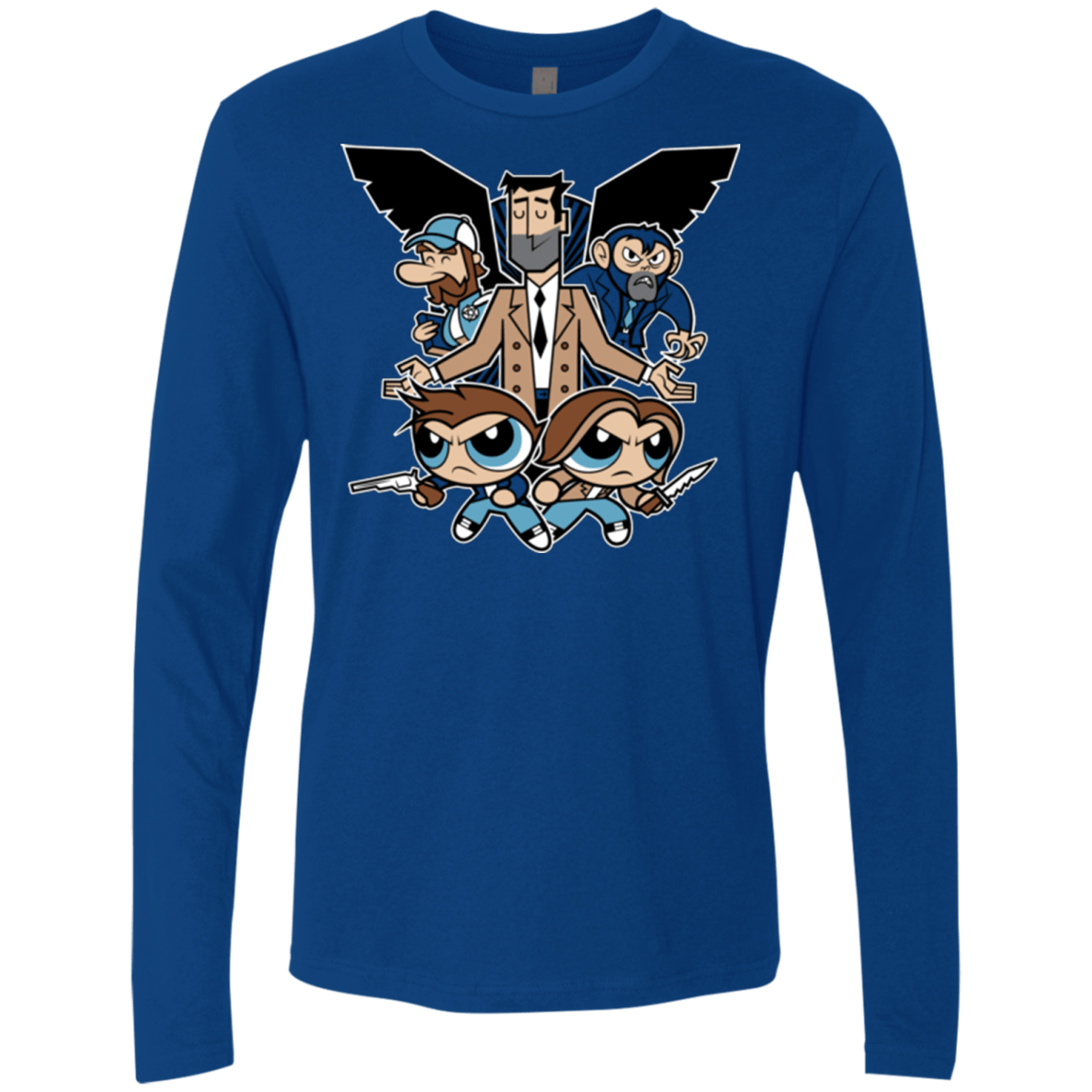 T-Shirts Royal / Small Hell and Back Boys Men's Premium Long Sleeve