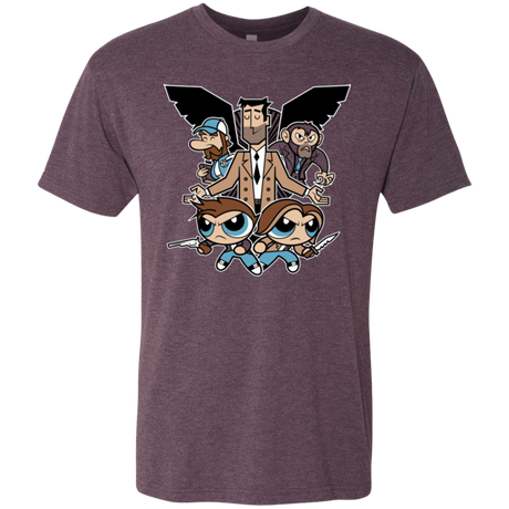 T-Shirts Vintage Purple / Small Hell and Back Boys Men's Triblend T-Shirt