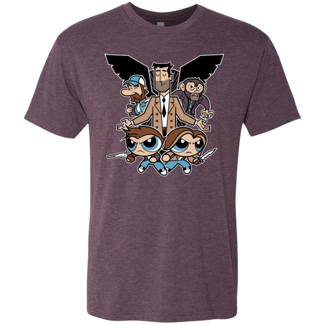 T-Shirts Vintage Purple / Small Hell and Back Boys Men's Triblend T-Shirt