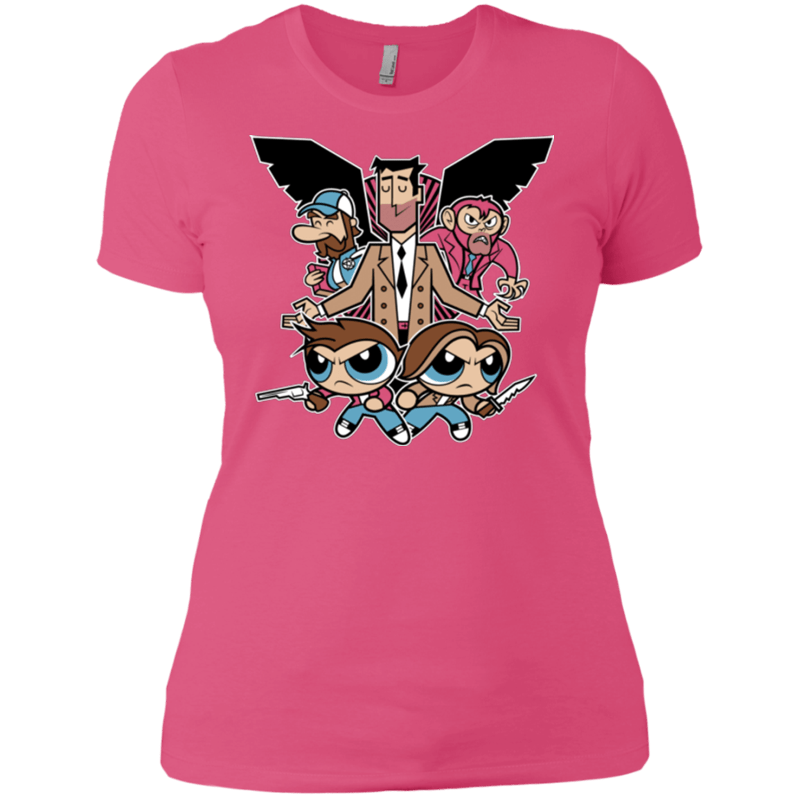 T-Shirts Hot Pink / X-Small Hell and Back Boys Women's Premium T-Shirt