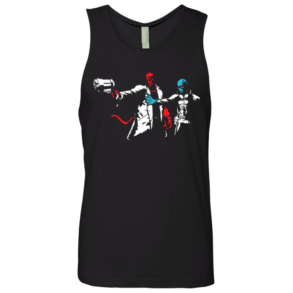 T-Shirts Black / Small Hell Fiction Men's Premium Tank Top