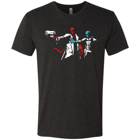 T-Shirts Vintage Black / Small Hell Fiction Men's Triblend T-Shirt