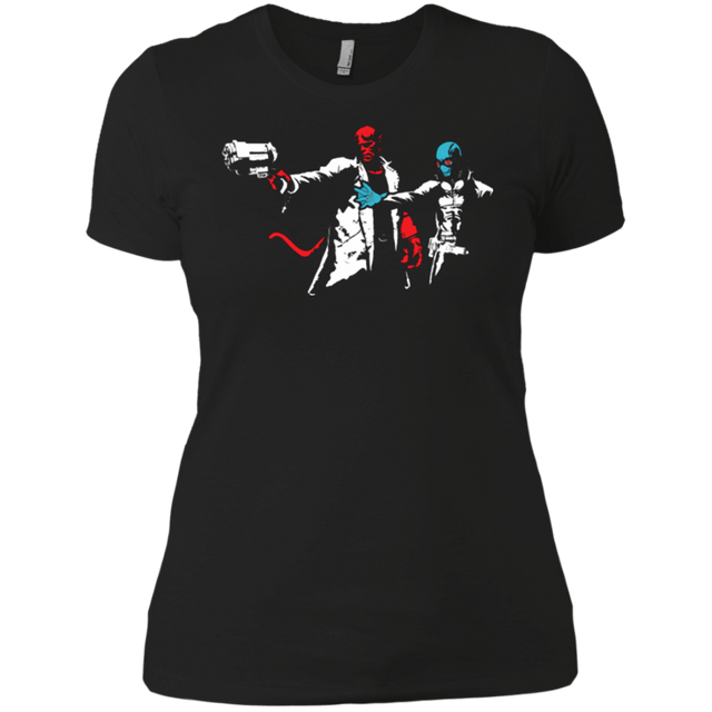 T-Shirts Black / X-Small Hell Fiction Women's Premium T-Shirt