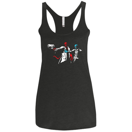T-Shirts Vintage Black / X-Small Hell Fiction Women's Triblend Racerback Tank