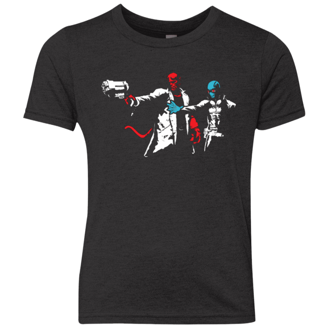 T-Shirts Vintage Black / YXS Hell Fiction Youth Triblend T-Shirt