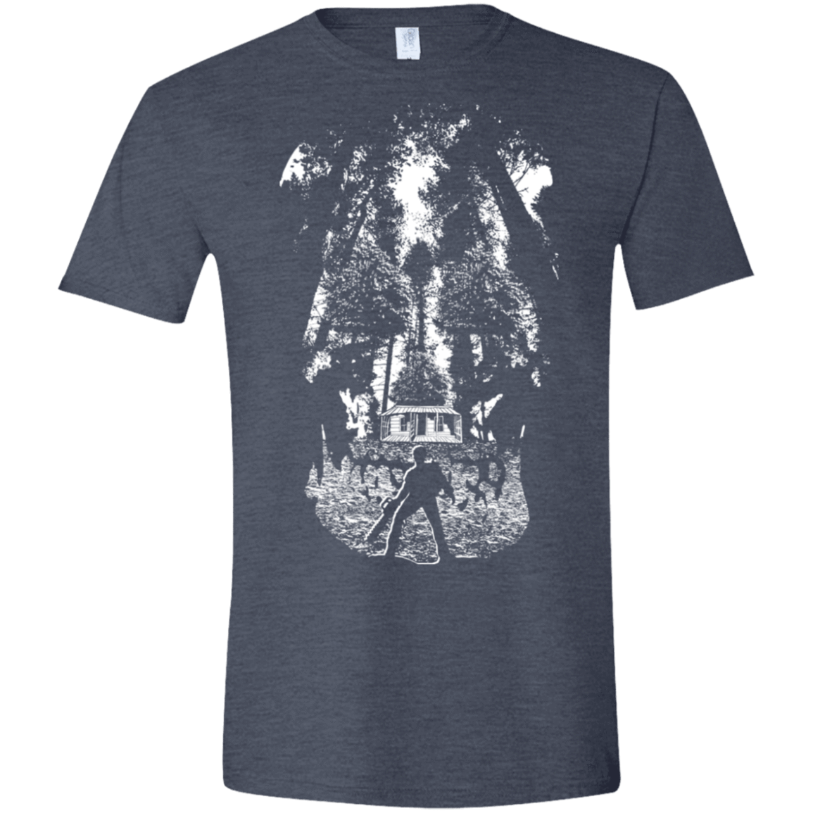 T-Shirts Heather Navy / S Hell On Earth Men's Semi-Fitted Softstyle