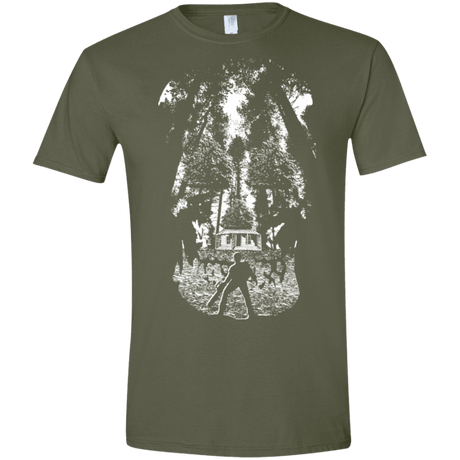 T-Shirts Military Green / S Hell On Earth Men's Semi-Fitted Softstyle