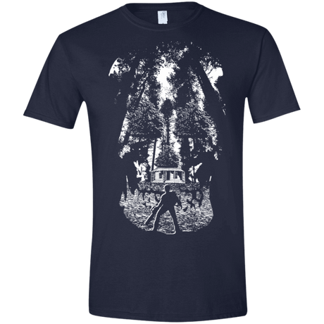T-Shirts Navy / X-Small Hell On Earth Men's Semi-Fitted Softstyle