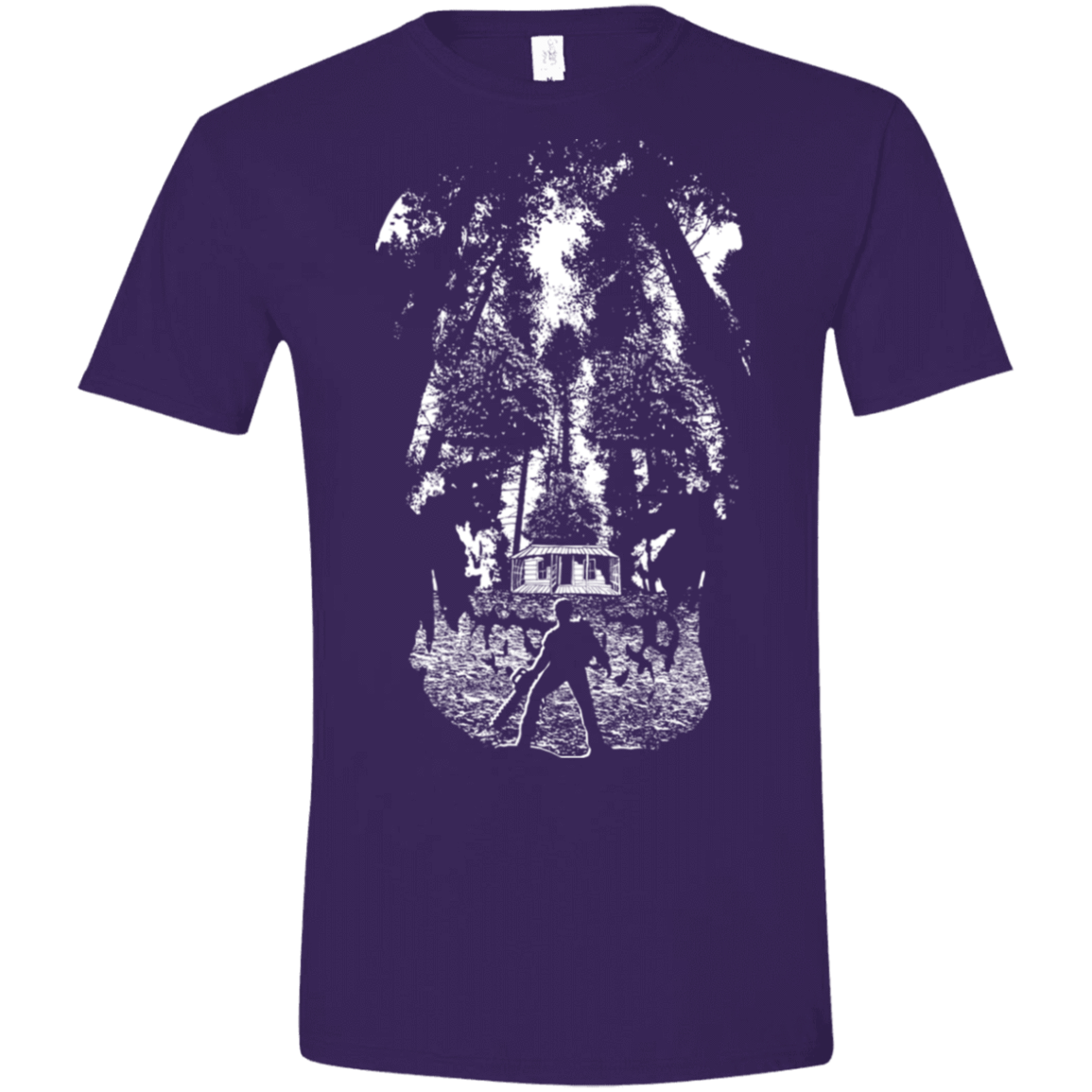 T-Shirts Purple / S Hell On Earth Men's Semi-Fitted Softstyle