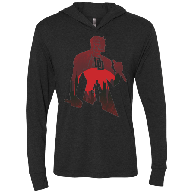 T-Shirts Vintage Black / X-Small Hell's Kitchen Guardian Triblend Long Sleeve Hoodie Tee