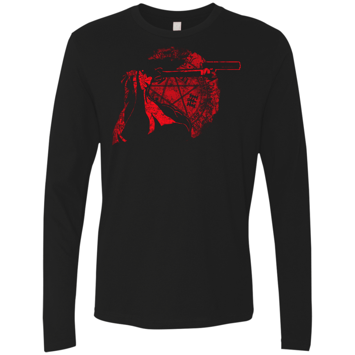 T-Shirts Black / S Hell Singer Men's Premium Long Sleeve