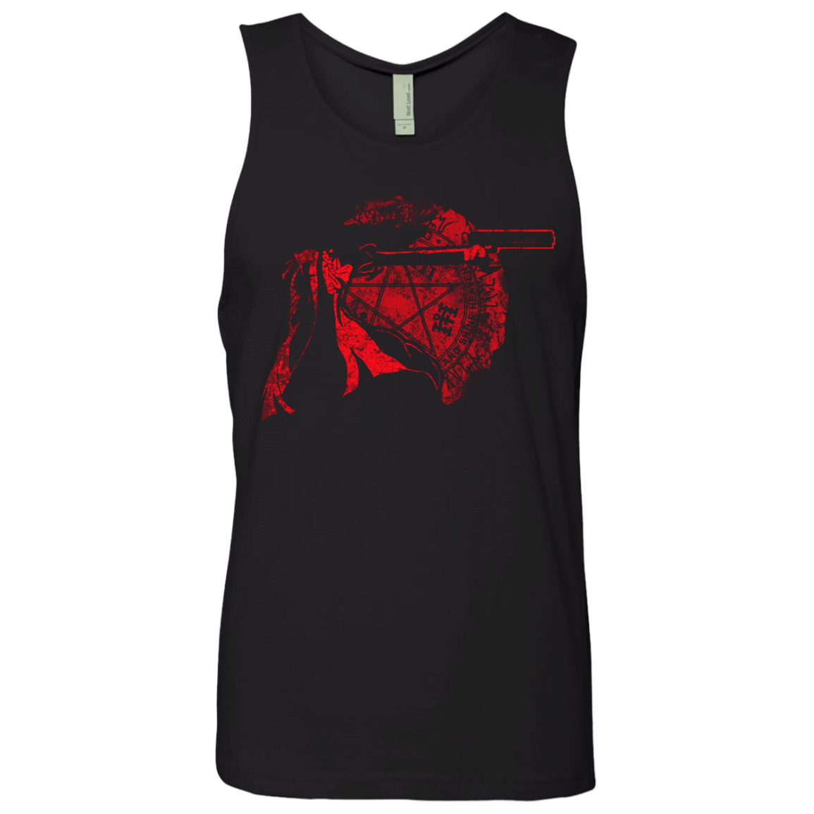 T-Shirts Black / S Hell Singer Men's Premium Tank Top