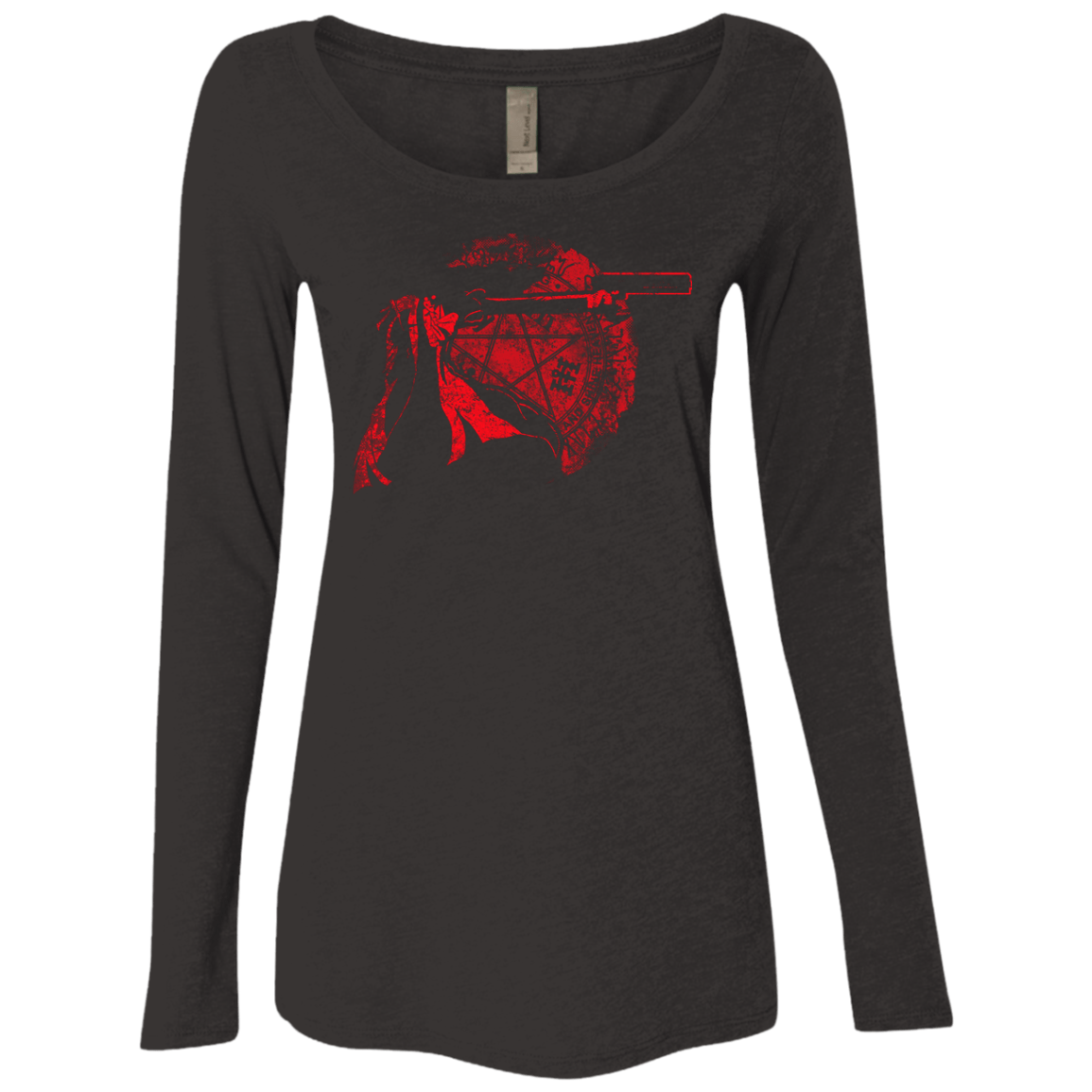T-Shirts Vintage Black / S Hell Singer Women's Triblend Long Sleeve Shirt