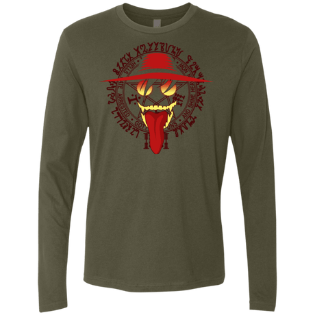 T-Shirts Military Green / Small Hell Yeah Men's Premium Long Sleeve
