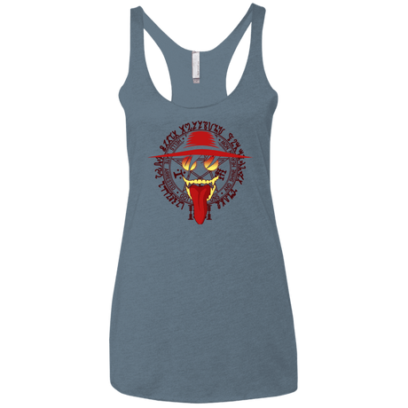 T-Shirts Indigo / X-Small Hell Yeah Women's Triblend Racerback Tank