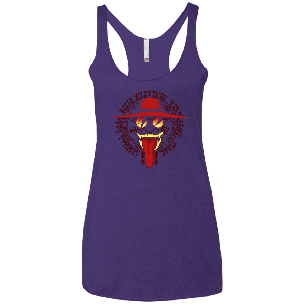 T-Shirts Purple / X-Small Hell Yeah Women's Triblend Racerback Tank