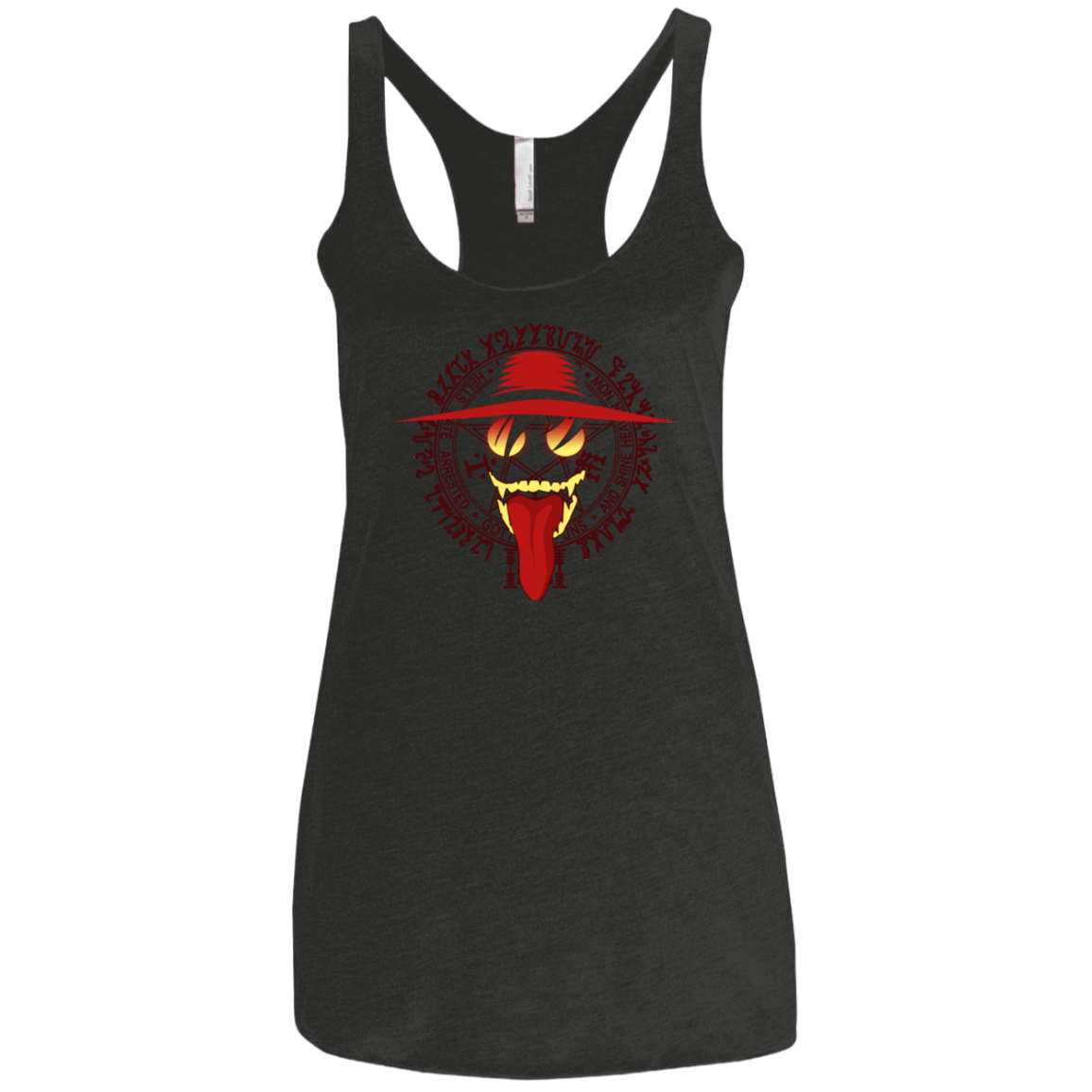 T-Shirts Vintage Black / X-Small Hell Yeah Women's Triblend Racerback Tank