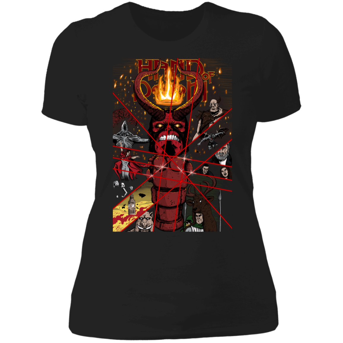 T-Shirts Black / X-Small Hellboy Infinity Women's Premium T-Shirt