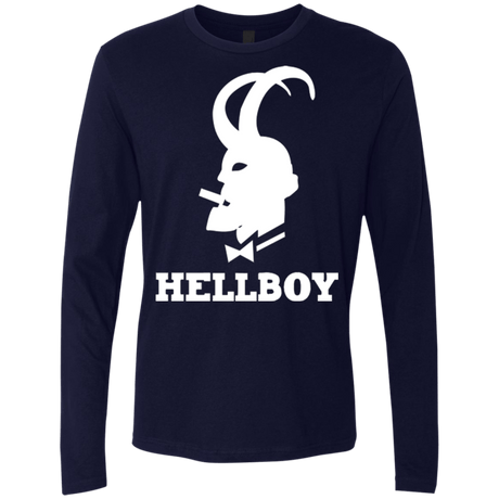 T-Shirts Midnight Navy / Small Hellboy Men's Premium Long Sleeve