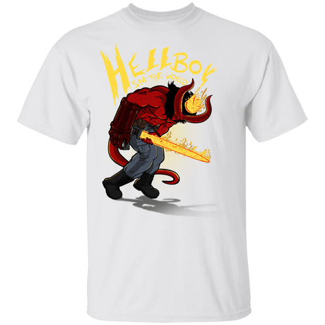 T-Shirts White / YXS Hellboy Save The World Youth T-Shirt