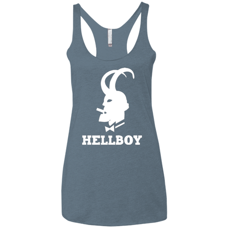 T-Shirts Indigo / X-Small Hellboy Women's Triblend Racerback Tank