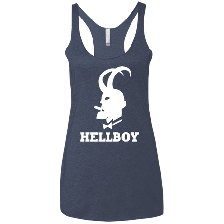 T-Shirts Vintage Navy / X-Small Hellboy Women's Triblend Racerback Tank