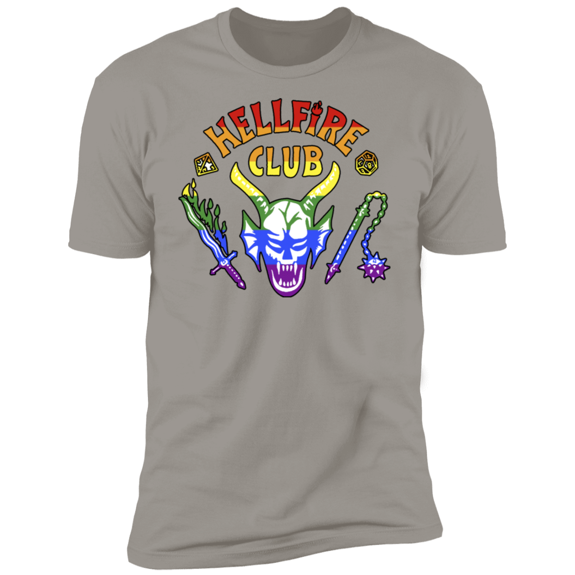 T-Shirts Light Grey / S Hellfire Pride Club Men's Premium T-Shirt