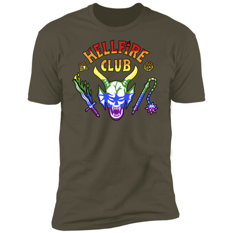 T-Shirts Military Green / S Hellfire Pride Club Men's Premium T-Shirt