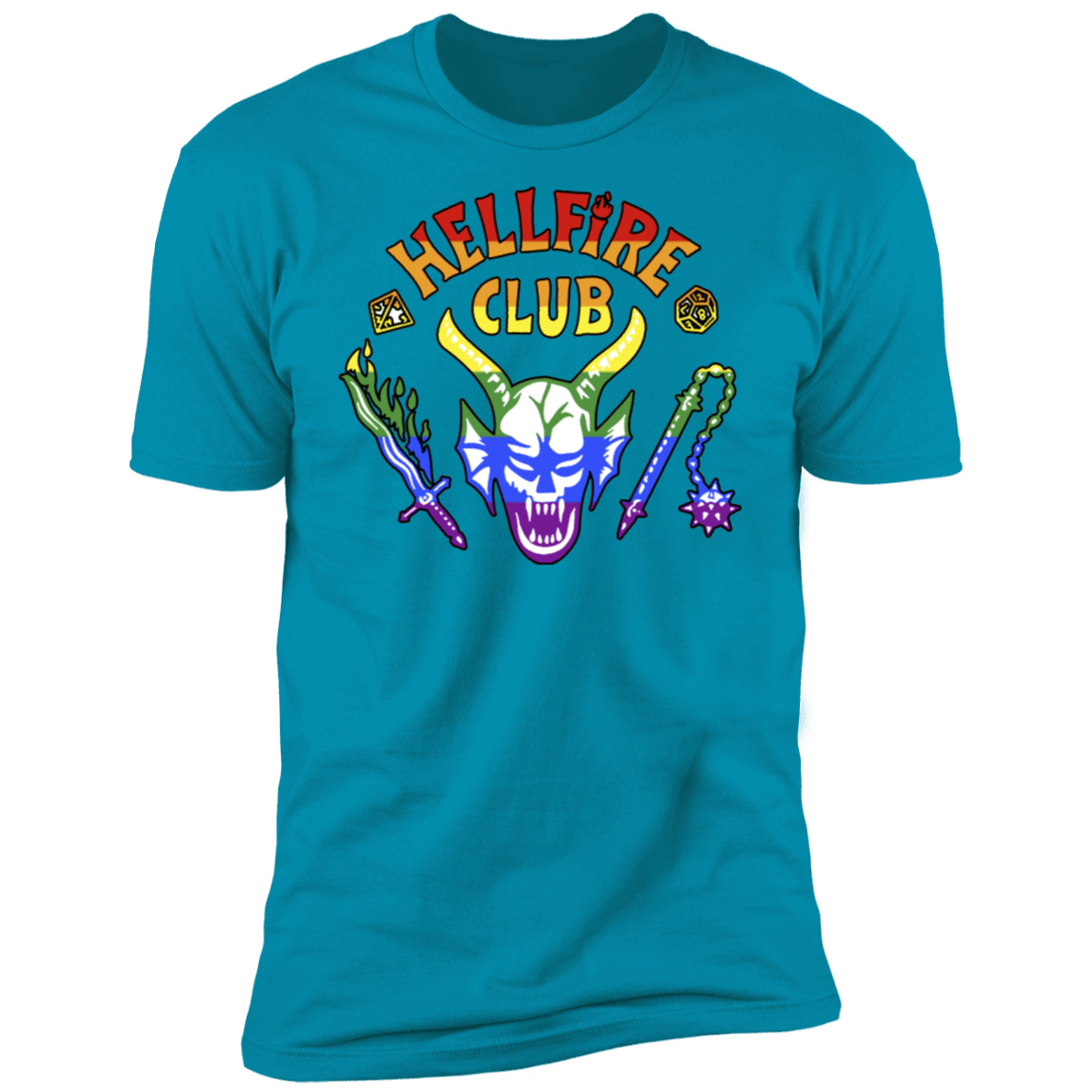 T-Shirts Turquoise / S Hellfire Pride Club Men's Premium T-Shirt