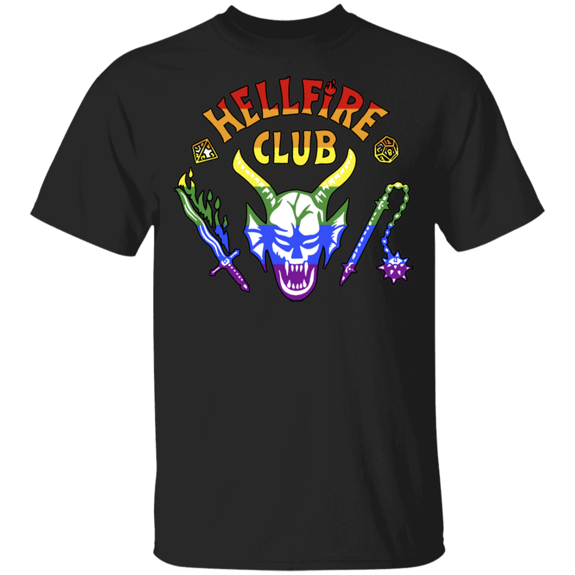 T-Shirts Black / YXS Hellfire Pride Club Youth T-Shirt