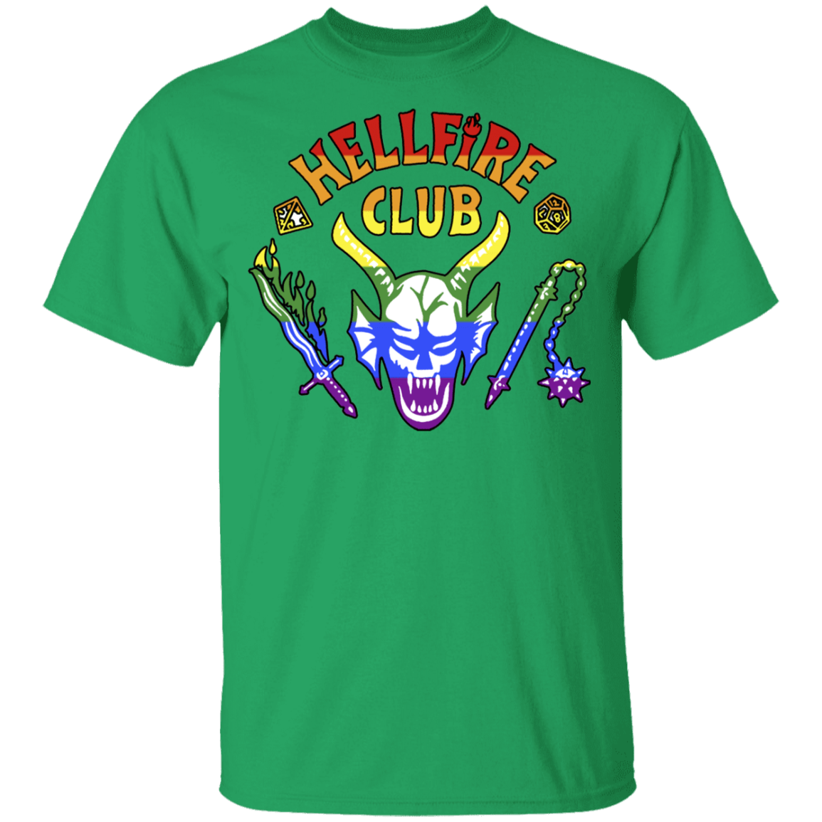 T-Shirts Irish Green / YXS Hellfire Pride Club Youth T-Shirt