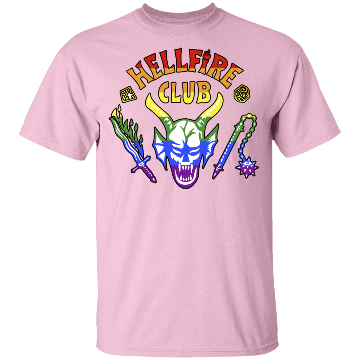 T-Shirts Light Pink / YXS Hellfire Pride Club Youth T-Shirt