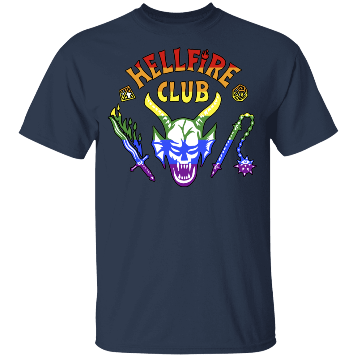 T-Shirts Navy / YXS Hellfire Pride Club Youth T-Shirt