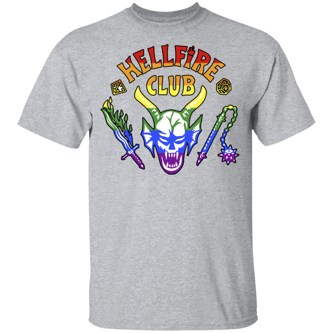 T-Shirts Sport Grey / YXS Hellfire Pride Club Youth T-Shirt