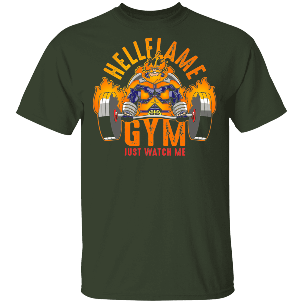 T-Shirts Forest / S Hellflame Gym T-Shirt