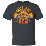 T-Shirts Dark Heather / YXS Hellflame Gym Youth T-Shirt