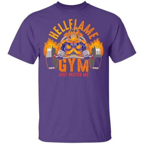 T-Shirts Purple / YXS Hellflame Gym Youth T-Shirt