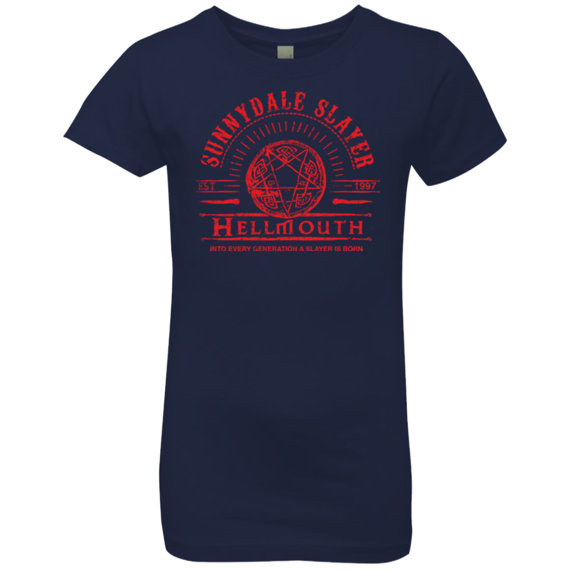 T-Shirts Midnight Navy / YXS Hellmouth Girls Premium T-Shirt