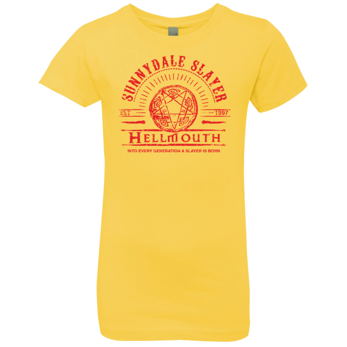 T-Shirts Vibrant Yellow / YXS Hellmouth Girls Premium T-Shirt