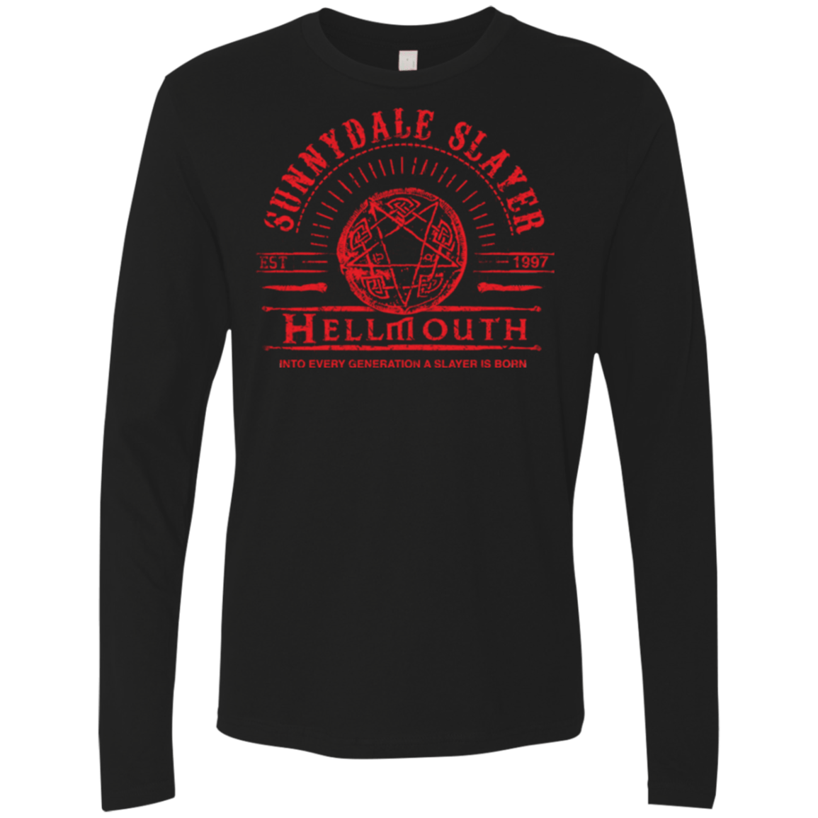 T-Shirts Black / Small Hellmouth Men's Premium Long Sleeve